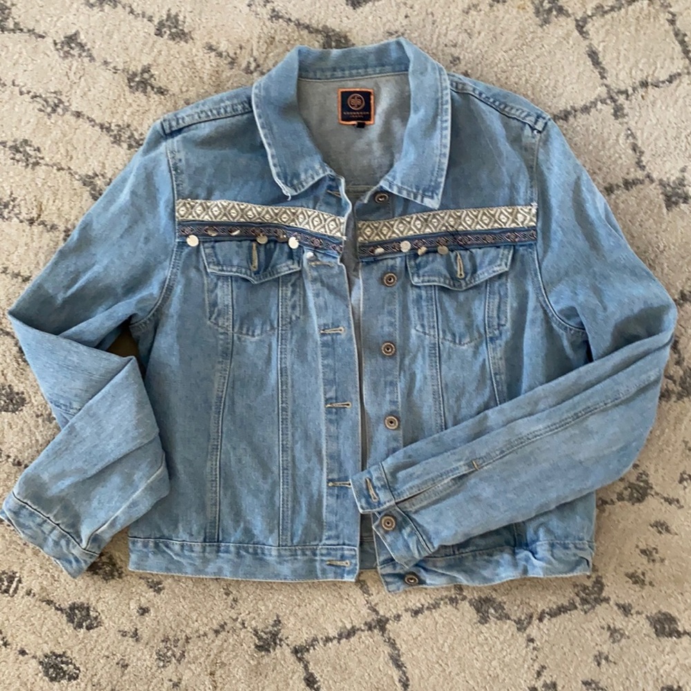 Boomboom | denim embellished jacket | size M